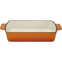 GSW Auflaufform ORANGE SHADOW, Gusseisen, (1-St), für gleichmäßige Wärmeverteilung und -speicherung, Induktion