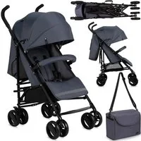 MoMi Kinder-Buggy Akira, Leicht & kompakt faltbar mit Zubehör