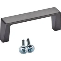 SO-TECH® Möbelgriff Bügelgriff LEVEL BA 64 - 160 mm, inkl. Schrauben (1-St), BA 64 mm Anthrazit matt von SCHÜCO ALU COMPETENCE