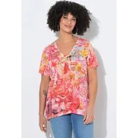 Angel of Style T-Shirt T-Shirt A-Linie Glitzersteinchen Sommer-Muster