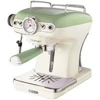 Amerikanische Vintage , Espressomaschine beige/hellgrün