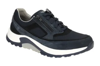 Pius Gabor 8000.25.01 ROLLINGSOFT Herrenschuhe blau + schwarz bequeme Schn?r ...