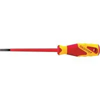 VDE-Schraubendreher Schlitz 4mm rot/gelb