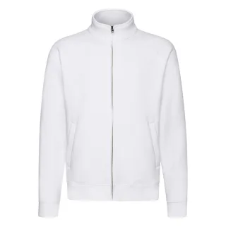 Fruit of the Loom - "Premium" Sweatjacke für Herren (Weiß)