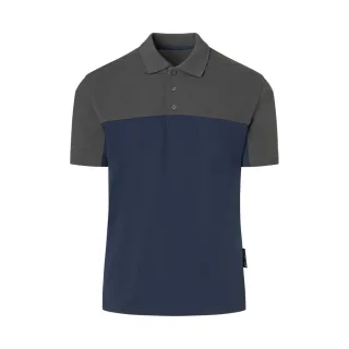 KÜBLER SHIRTS Polo dunkelblau/dunkelgrau XL - 5221 6207-4898-XL