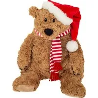 Teddy Hermann® Kuscheltier Braunbär Howard Christmas Edition, 34 cm