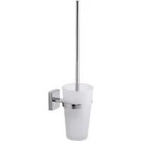 tesa WC-Reinigungsbürste WC-Reinigungsbürste 1x tesa klaam Toilettenbürste, Fliesen, (Packung, 2-tlg., KLAAM)