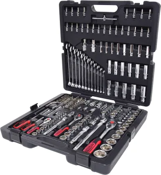KS Tools 1/4"+3/8"+1/2" CHROMEplus Steckschlüssel-Satz, 216-tlg - 918.0216