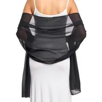 Bwecuy Modeschal Damen Schal – Elegante Stola für Abendkleider, Hochzeit, Party, (1-St), Leicht, Weich und Stilvoll