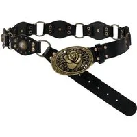 nsihing Taillengürtel Concho Gürtel für Damen Breiter Boho Westerngürtel Boho Taillengürtel für Kleider Röcke und Jeans