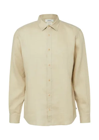 s.Oliver - Hemd beige - Gr. - 3XL