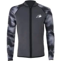 F2 Neoprenanzug F2 Herren Neopren Oberteil Wave Jacket 2,5 mm XS Anthrazit