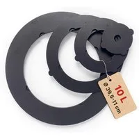 4BIG.fun Feuerstelle Adapter-Ringe Eintopfofen Uchag 36 cm Utschak Topf, (Herdplatte für Feuerkessel Kasan Adaptierung Kazan), für Uchag 34,5 cm bis 38 cm
