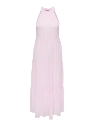 ONLY - ONLPETRA LIFE HALTER NECK ANK DRESS WVN Cherry Blossom - Gr. - M