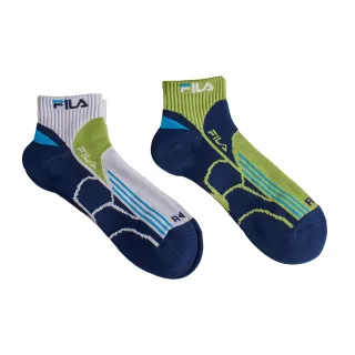 Pack-2 Viertel-Laufsocken F2526 für Herren