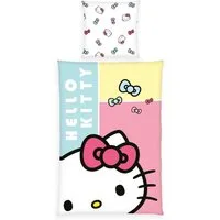 Hello Kitty Bettwäsche Hello Kitty, Renforcé, 2 teilig, Wendebettwäsche