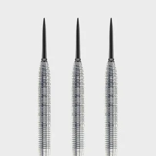 Steel Dart Barrel Zylinder Grip3 V5 - Silber / 21g