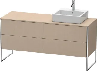Duravit XSquare Konsolenwaschtischunterbau bodenstehend Leinen Matt 1600x548x778 mm - XS4924R7575 XS4924R7575