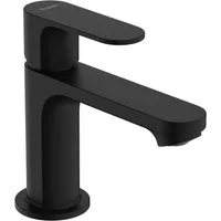 hansgrohe Waschtischarmatur Rebris S 80 CoolStart mit Metall Zugstangen-Ablaufgarnitur Ausladung