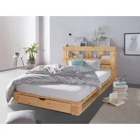 OTTO home Palettenbett "ALASCO " Mit Schublade, zertifiziertes Massivholz, erweiterbar zum Doppel- oder Familienbett