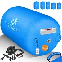 KESSER Gymnastikmatte, Aufblasbare Air Roll Airtrack, Gymnastik-Rolle inkl. Tragetasche