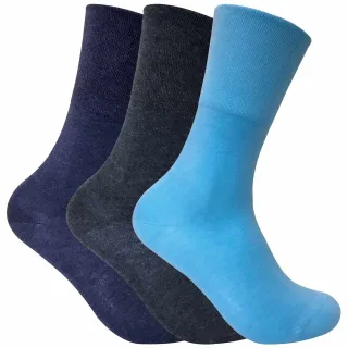 3 Pack Damen nicht elastische thermische diabetische Socken für schlechte Durchblutung