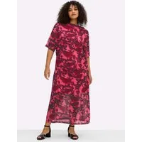 sheego by Joe Browns Jerseykleid Jersey-Kleid Kurzarm