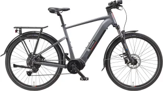 Telefunken "SUV710" 9 Gang Shimano Kettenschaltung Mittelmotor 250 W 27,5 Zoll, Straßenzulassung, Scheibenbremsen, Pedelec, Elektrofahrrad für Herren u. Damen, Trekkingrad