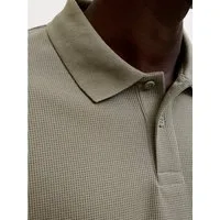 Jack & Jones PlusSize Poloshirt JJEAUSTIN POLO SS NOOS PLS Materialmix, normal geschnitten