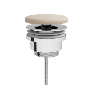 VitrA Zubehör Schaftventil mit Ventildeckel aus Keramik Sandbeige Matt mit VitrA Clean,6392L422-0159 6392L422-0159