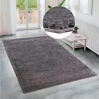 Bruno Banani Hochflor-Teppich Shaggy Soft, rechteckig, Höhe: 30 mm, gewebt, Uni Farben, besonders weich und kuschelig, Kundenliebling
