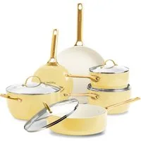 GREENPAN Pfannen-Set Padova Reserve 6-tlg. Topf & Pfannen-Set Spülmaschinenfest, Aluminium, Kratzfest, Keramik, alle Herdarten, Backofengeeignet Ø 18-28 cm