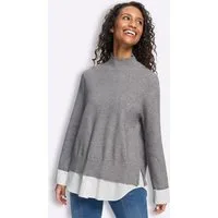 heine Strickpullover 2-in-1-Pullover Langarm