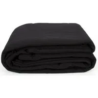 lightmaXX Gerüst, (Premium Bühnenmolton 5m x 300cm 300g/qm Schwarz B1 Zertifiziert DIN 4102 100% Baumwolle Blickdicht Lichtundurchlässig Ideal für Studio Dekoration Wandverkleidung Made in Germany, Zubehör für Licht und Bühne, Molton), Bühnenmolton, 