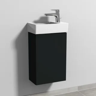 Sanipa 3way Waschtischunterbau zu Villeroy & Boch Avento Waschtisch mit 1 Tür, Vulkan-Matt SP6271V