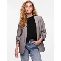 pieces Blusenblazer PCBOSELLA 3/4 BLAZER NOOS Materialmix, regular fit
