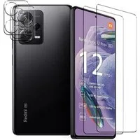 CoolGadget Schutzfolie Panzerfolie für Xiaomi Redmi Note 12 Pro Plus 5G, (Spar-Set 4in1, 2x Displayschutz, 2x Kameraschutz), Panzerglas Schutzfolie für Redmi Note 12 Pro Plus 5G Folie