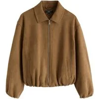 Next Bomberjacke Bomberjacke aus Velourskunstleder (1-St)