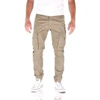 Jack & Jones Cargojeans Jack & Jones Paul Flake Tapered Slim Cargo Herren Jeans Hose