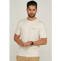 Jack & Jones T-Shirt JJSANCHEZ TEE SS CREW NECK Zeitloses Baumwollshirt mit Print Kurzarm Shirt mit Rundhals