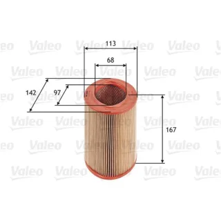 Valeo Luftfilter Citroen Peugeot 585623 1,4