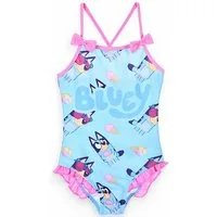 Bluey Badeanzug Bluey Mädchen Schwimmanzug mit Rüschen Gr. 98 - 116 cm