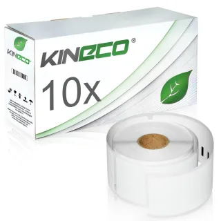 10 Etiketten für Dymo 99012 S0722400 36x89mm