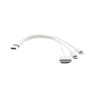 ELMAG Kabeladapter USB 5V-2.0A mit 3 verschiedenen Steckern - 56086