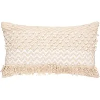 Atmosphera Créateur d'intérieur Dekokissen Dekokissen Cot Sand, Baumwolle, Boho, 30 x 50 cm