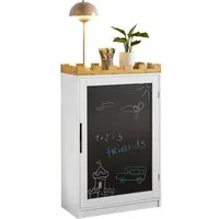 SoBuy Bücherregal KMB43, Kinderregal mit Tafel Kinder Bücherregal Spielzeugregal