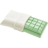 f.a.n. Nackenstützkissen Valenio, Füllung: Viscoschaumkern, Bezug: 70% Polyester, 30% Viskose, Rückenschläfer, Seitenschläfer, Bauchschläfer, natürliche Öle
