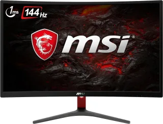 MSI Optix G24C4 [236" 1920x1080 Curved 144Hz 2xHDMI DisplayPort] schwarz/rot