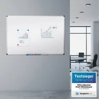 Master of Boards Wandtafel Whiteboard erhältlich in 9 Größen, Lackiert & Kratzfest