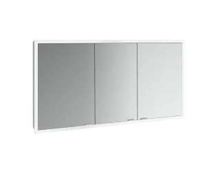emco LED-Lichtspiegelschrank prime Slim, 1400 mm, 3-türig, IP 20 Rückwand verspiegelt, 949708208 949708208